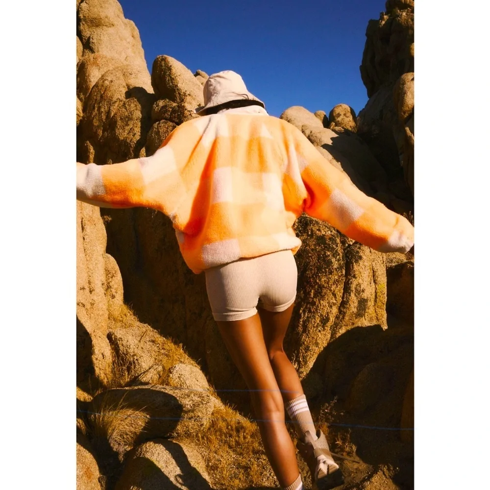 Free People FP Movement Hit The Slopes Rocky Ridge Printed Pullover - Picture 3 of 8